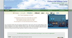 Desktop Screenshot of chattanoogasoftwarecenter.com